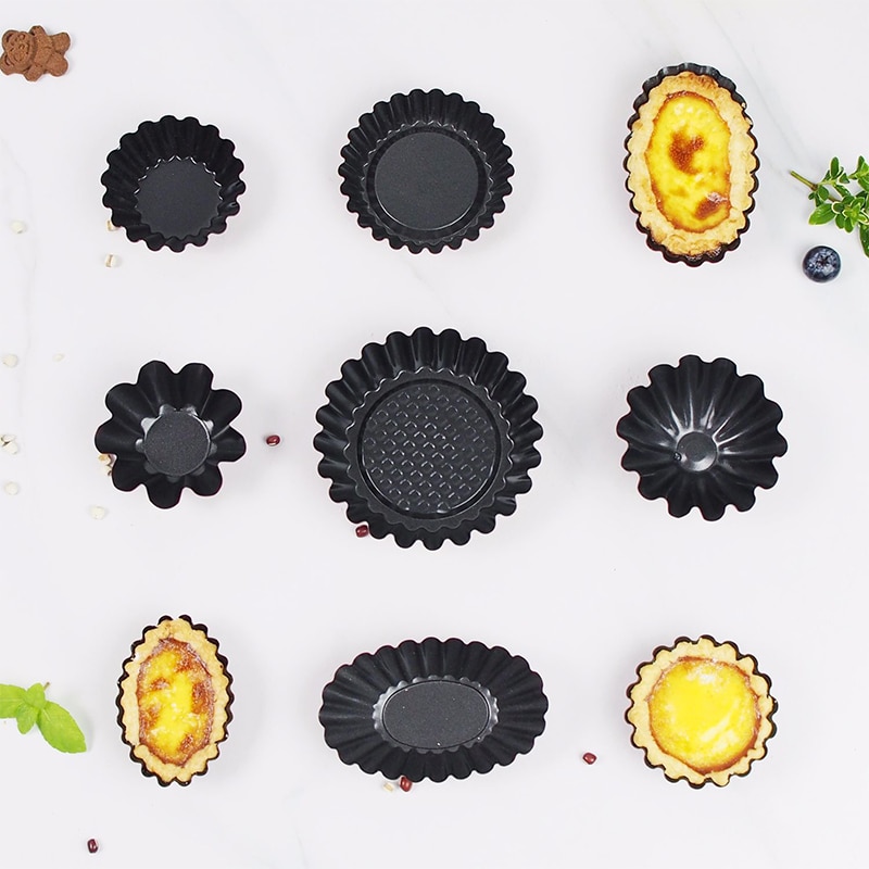 12- -pack tårtform cupcake cake muffinsform plåt panna bakverktyg kolstål