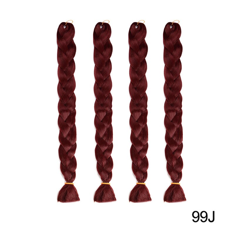 High Temperature Fiber Kanekalon False Braiding Hair Extensions 41 inch Synthetic Jumbo Braids Crochet Hair For Women: 15