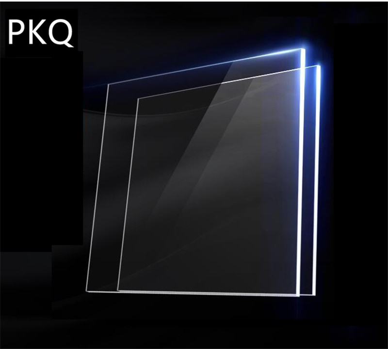 6mm tykkelser gjennomsiktig akrylplate firkantet pleksiglass akrylplate organisk glass polymetylmetakrylat