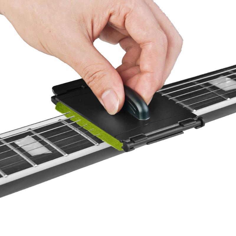 1 pcs Electric Guitar Bass Strings Scrubber Fingerboard Rub Cleaning Tool Maintenance Care Bass Cleaner Guitar Accessories