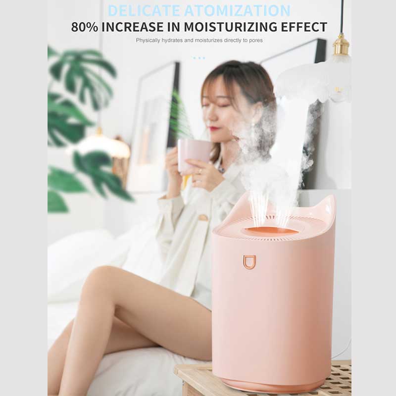 Home Air Humidifier 3000ML Double Nozzle Cool Mist with Coloful LED light Heavy fog Ultrasonic USB Humidificador for Office