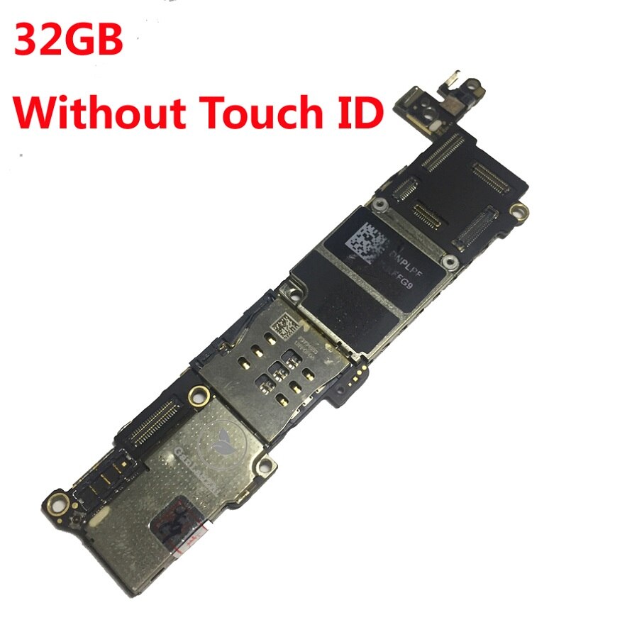 Motherboard for iphone 5s Clean icloud Unlocked 16GB 32GB 64GB with / without touch ID for iphone 5s mainboard: 32GB-NO Touch ID