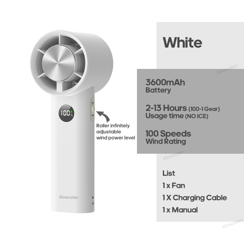 KINSCOTER-ventilador violento Mini Turbo Jet, Motor sin escobillas de generación portátil, ventiladores de conductos de alta velocidad: Verde