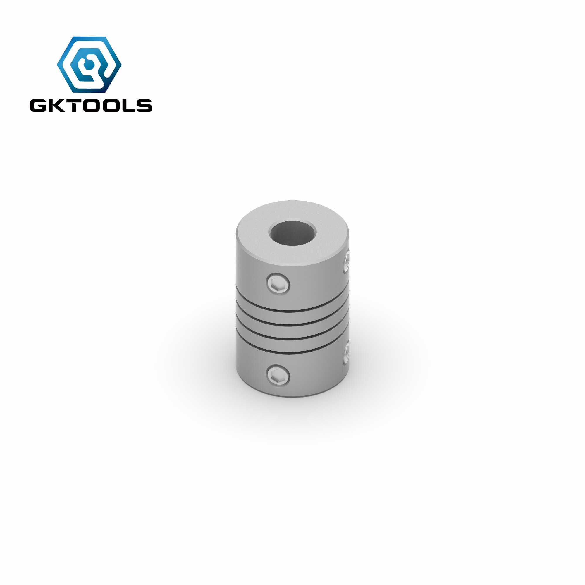 Gktools aluminium cnc motor kjeveakselkobling 2mm til 8mm fleksibel kobling  od 16 x 23mm 2/3/3.17/4/5/6/6.35/8 mm