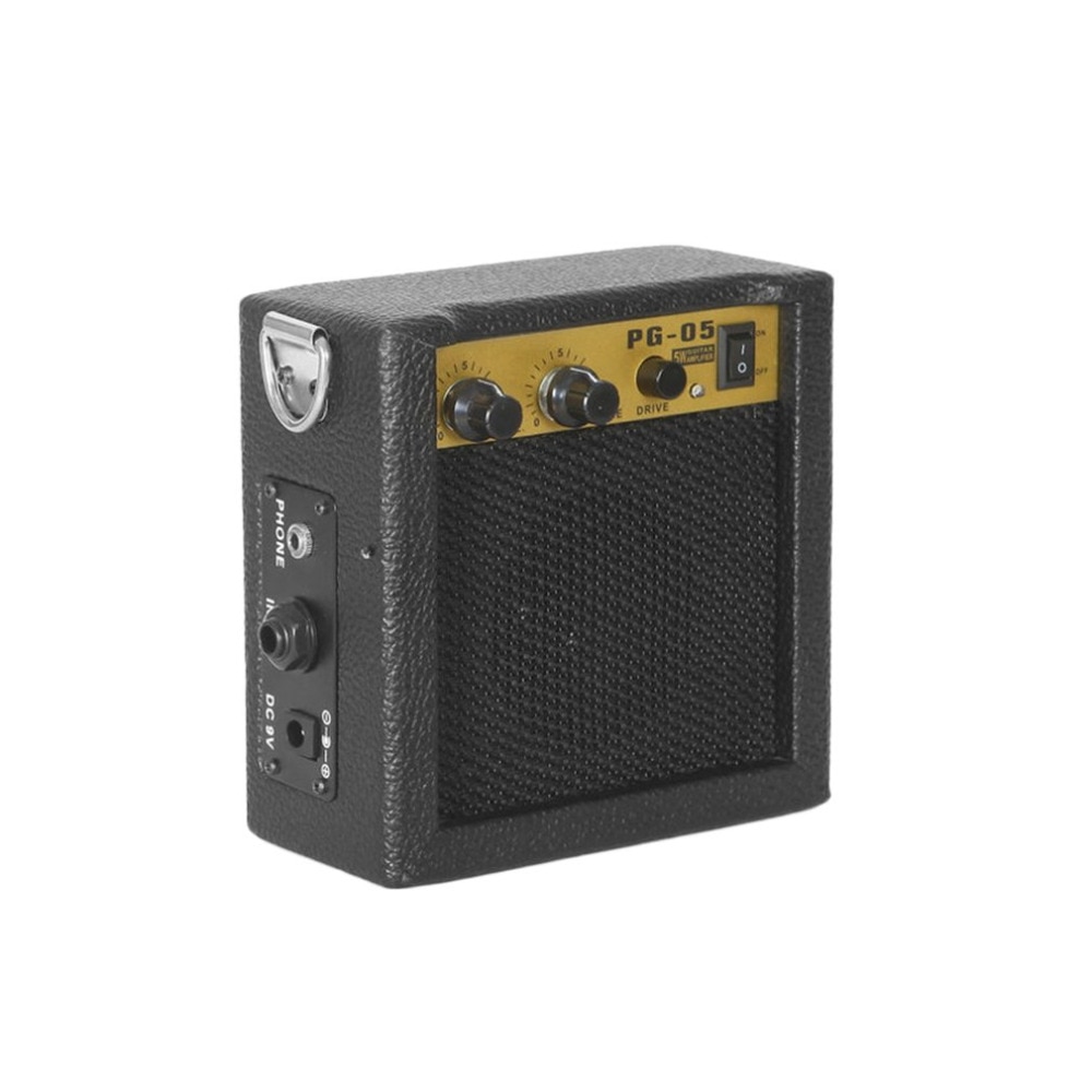 PG-05 5W Mini Guitar Amplifier Guitar Amp With 3 Inches Speaker Guitar Accessories For Acoustic Electric Guitar E-WAVE