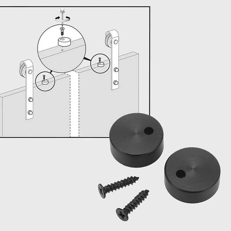 Anti-jump Disk Block Block Sliding Wooden Barn Door Drive Plastic Bolt Home Tool