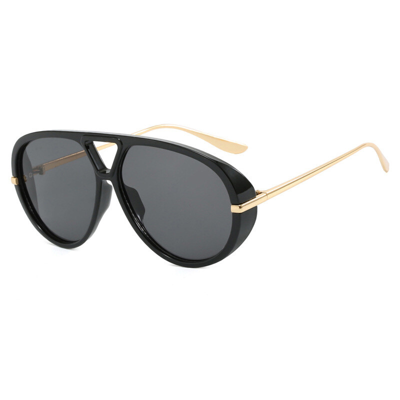 Gafas De Sol De lujo De De para mujer, gafas De Sol Vintage De gran tamaño para sexo, gafas De Sol De negras para mujer # 300864: Verde oscuro