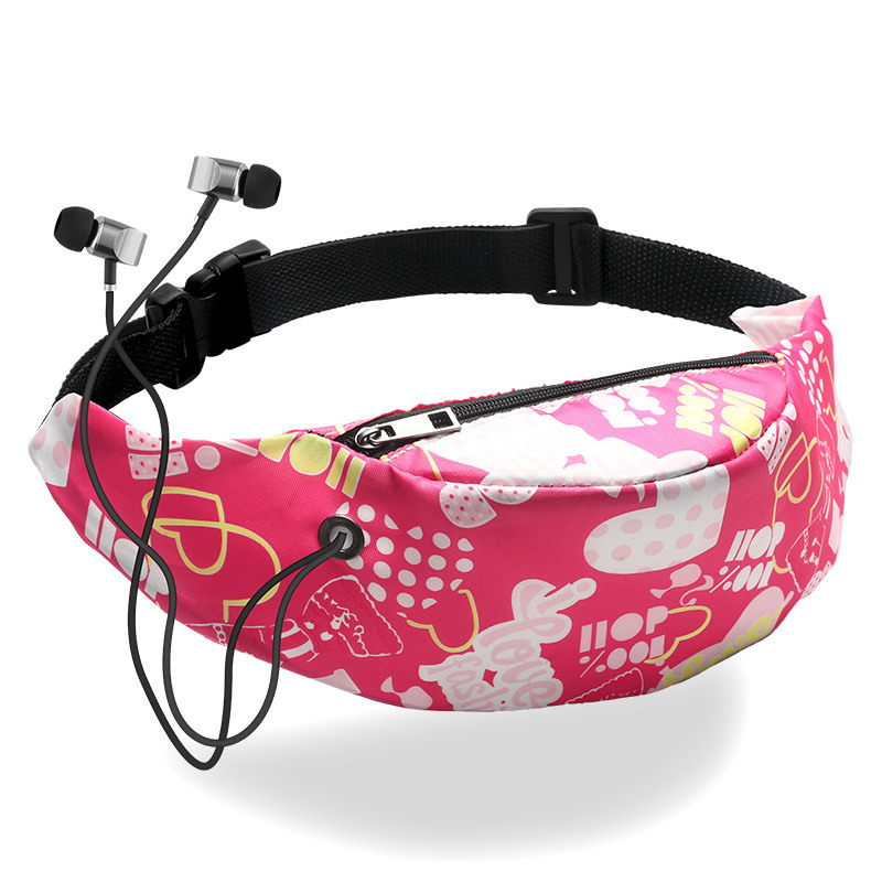 UOSC Brand Colorful Waist Bag Waterproof Travelling Fanny Pack Mobile Phone Waist Pack For Women Belt Bag: 19