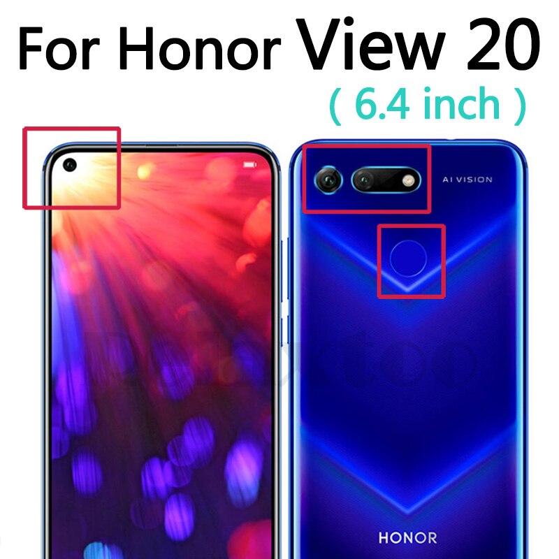 2pcs For Huawei Honor View 20 v20 Full Coverage Tempered glass Screen Protector huawey Honor V 20 View20 Protective film glas 9h: Default Title