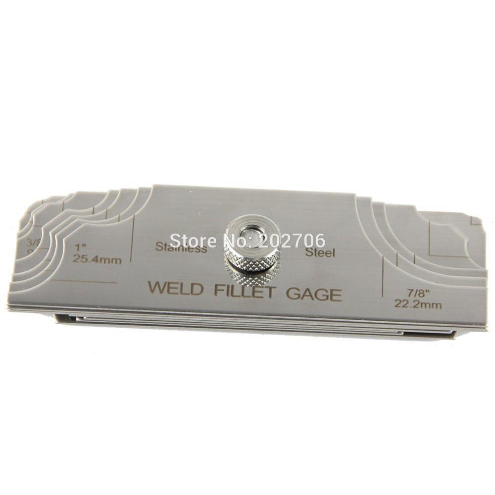 MG-11 metric inch Cam type weld gauge 7piece Fillet Type Master Weld Gauge Weld fillet gage Fillet Gage inspection welding gauge