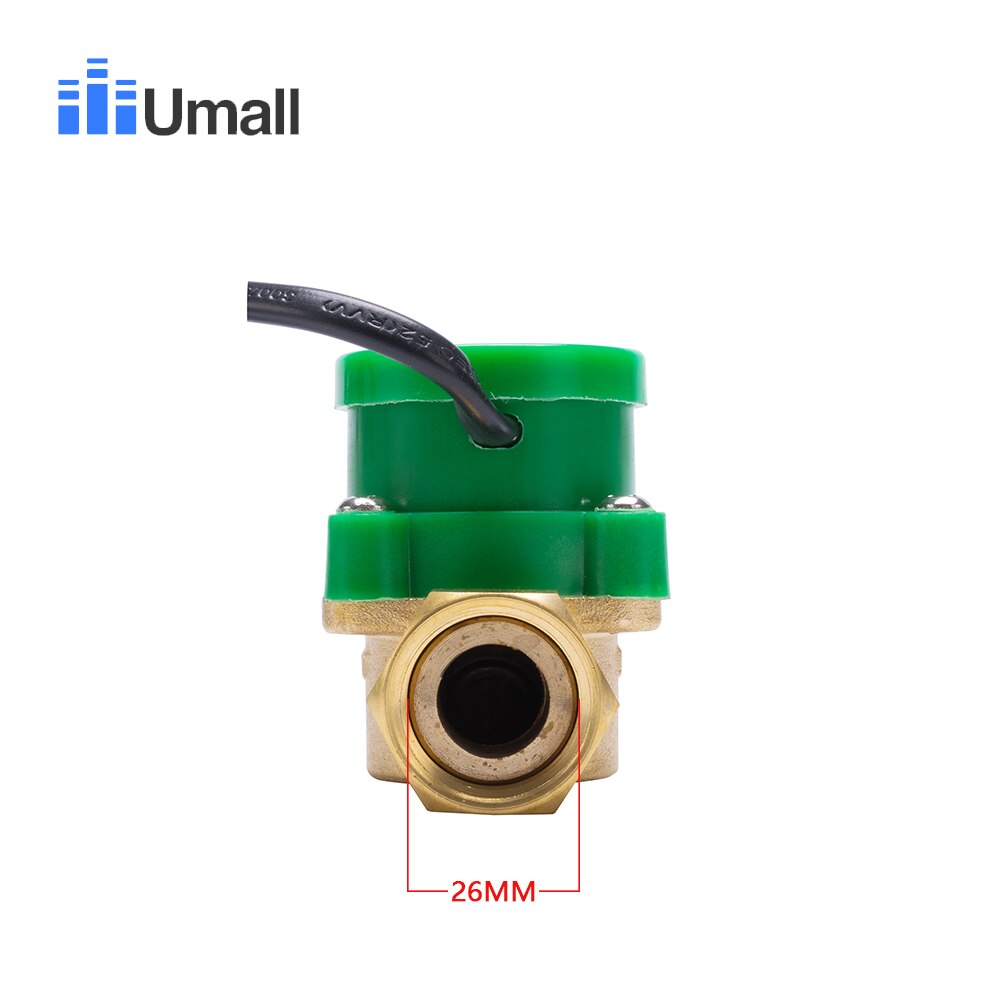 HT200 Draad G1 Om G1/2 Water Druk Flow Sensor Schakelaar Messing Chiller Stimuleren Pomp Magnetische Onderhoud Regelklep onderdelen