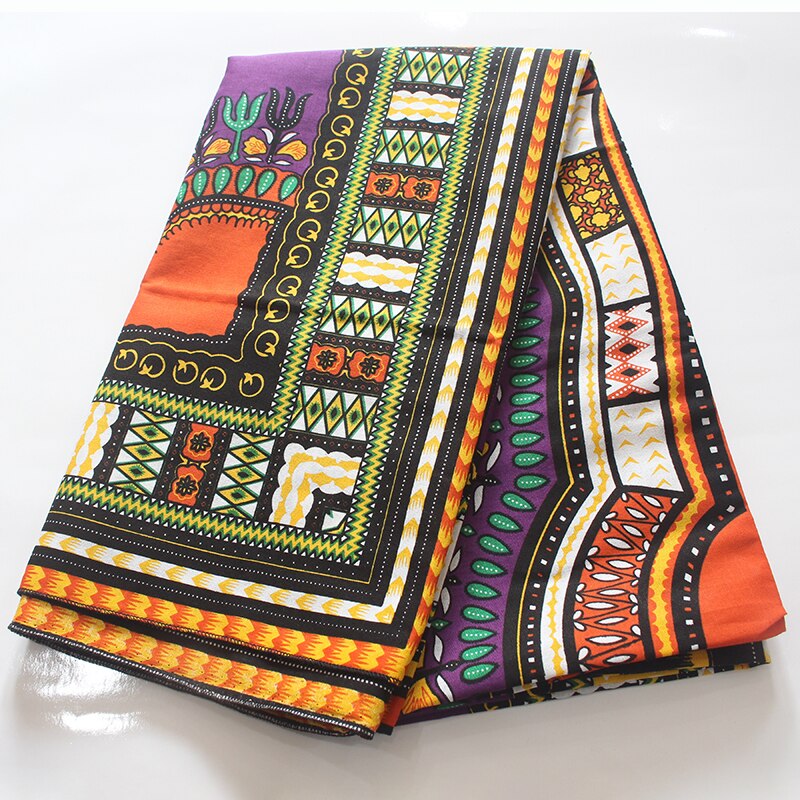 Nyeste 100%  bomull afrikansk dashiki mønster trykt lilla farge africa ankara stoff: Default Title