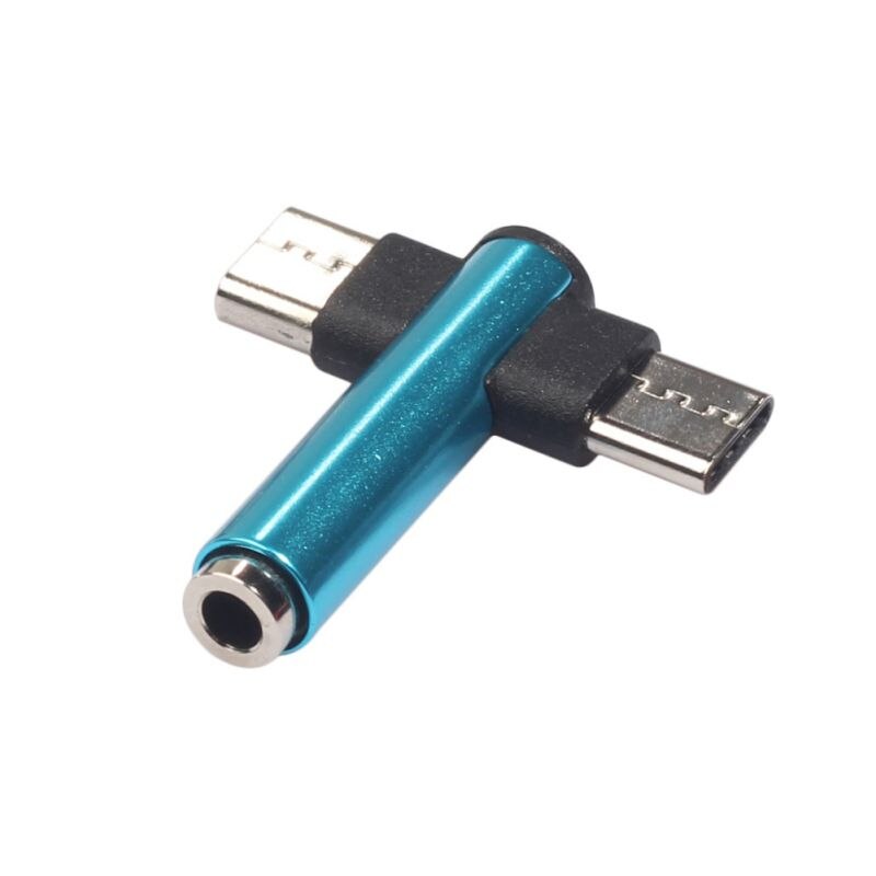 Hoofdtelefoon Audio Converter USB Type C Naar 3.5mm AUX Jack Opladen Adapters Voor Telefoon