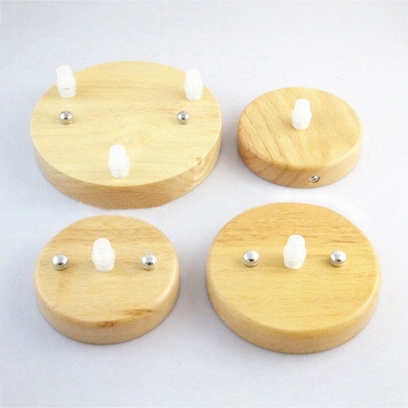lamp base concise style modern Ceiling Plate Wooden ceiling holder e27 Lamp fitting chandelier Base DIY lighting accessories