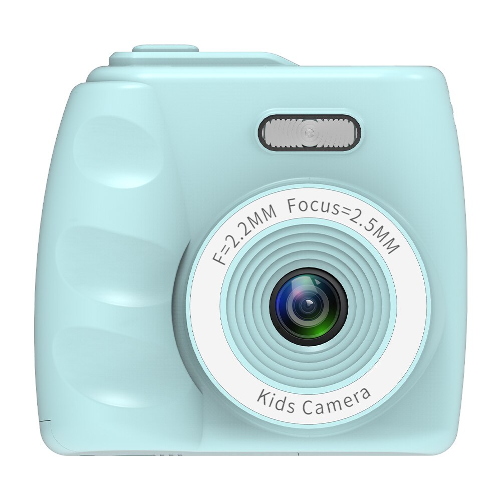 Videocamera per bambini videocamera portatile videocamera digitale per bambini supporto per Display da 2 pollici fotocamera da 32GB per regalo di compleanno per bambini: Green / Standard