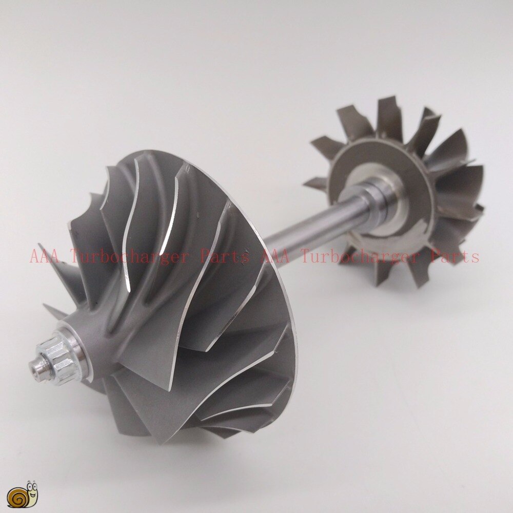 HX40W Turbine wheel 64x76mm,12blades,compressor wheel 60x83mm 8/8,Turbo parts rebuild kits supplier AAA Turbocharger Parts
