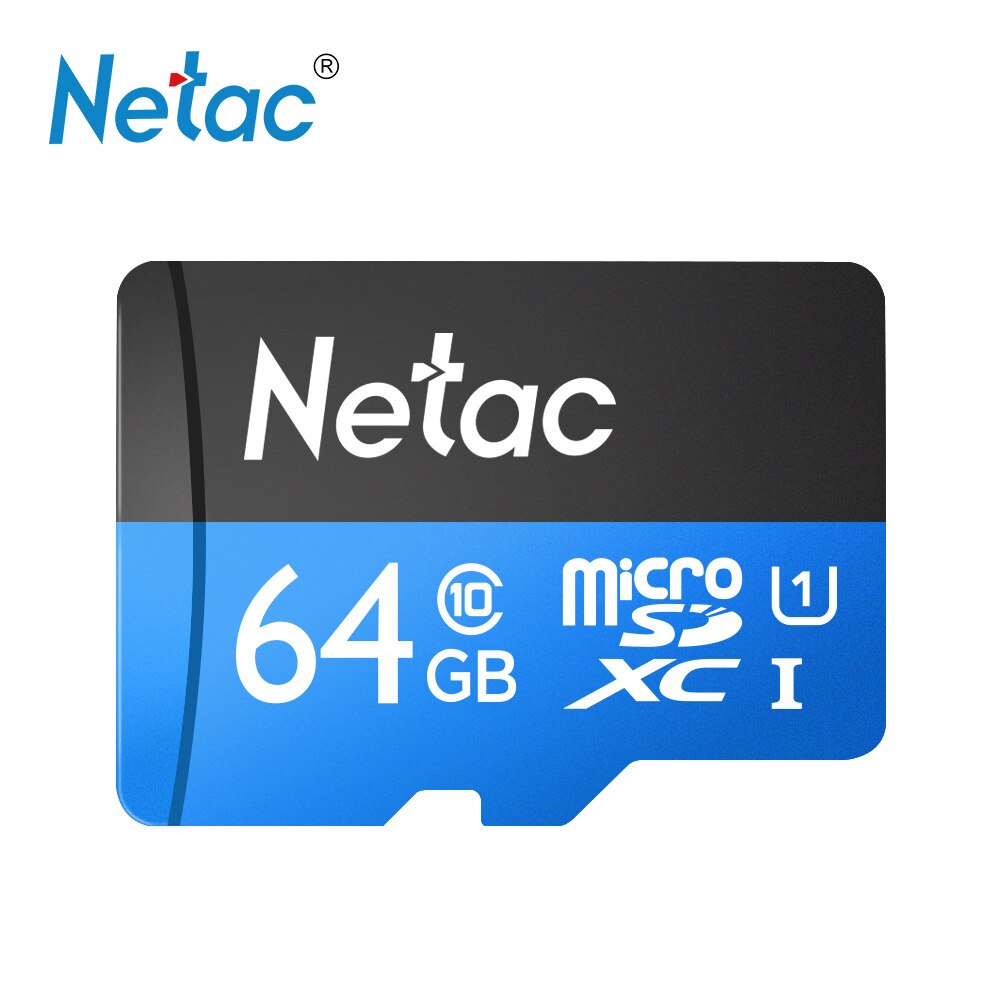 Netac SD Micro TF Memory Card High Speed 16GB 32GB 64GB Mini Camera Micro SDXC Class 10 Internal Phone Memory Card Reader Adapte: Netac 64GB