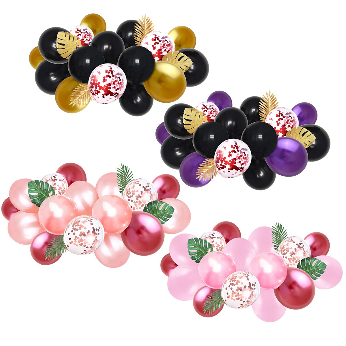 Balloons Set Confetti Set Birthday Party Balloon Anniversary Wedding Balloon Decoration for Wedding Guests