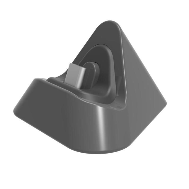 Disour mini switch lite dock switch lade dock holder til nintendo switch lite type c oplader base stand support: Grå