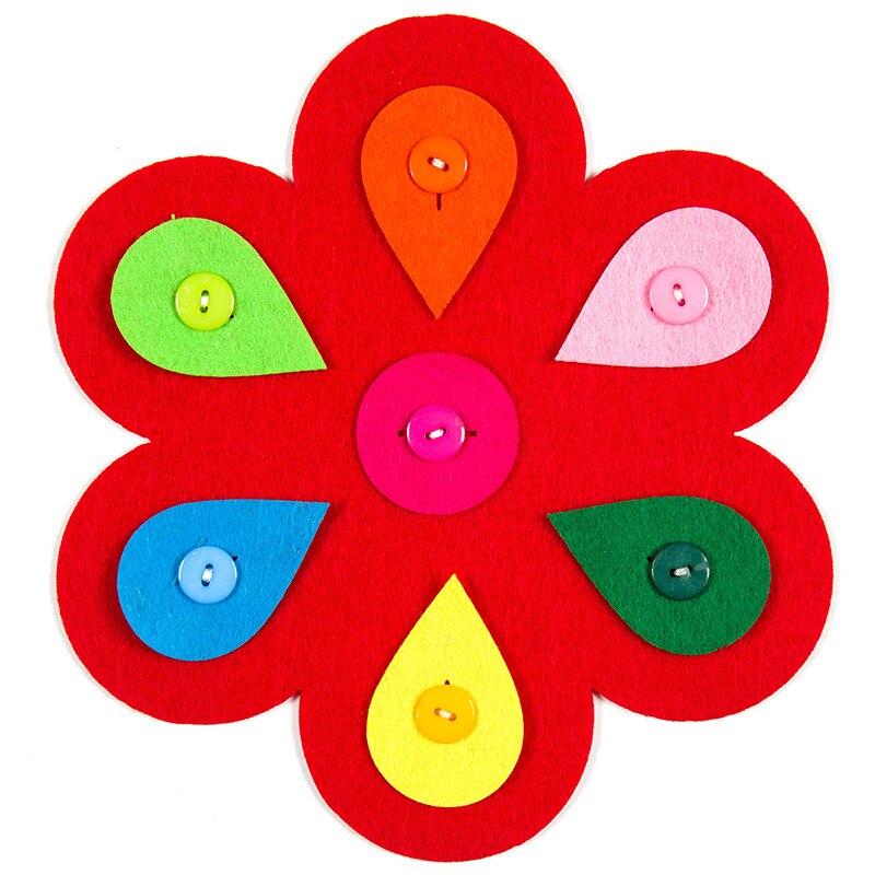 Boutons à fermeture éclair à main, enseignement manuel de la maternelle, bricolage tissu à tisser, jouets éducatifs d'apprentissage précoce pour enfants, aides Montessori