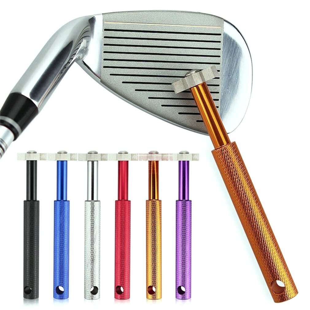 6-In-1 Golf Groove Sharpener Steel Material Golf Club Cleaner Golf Accessories Golf Groove Cleaning Tool