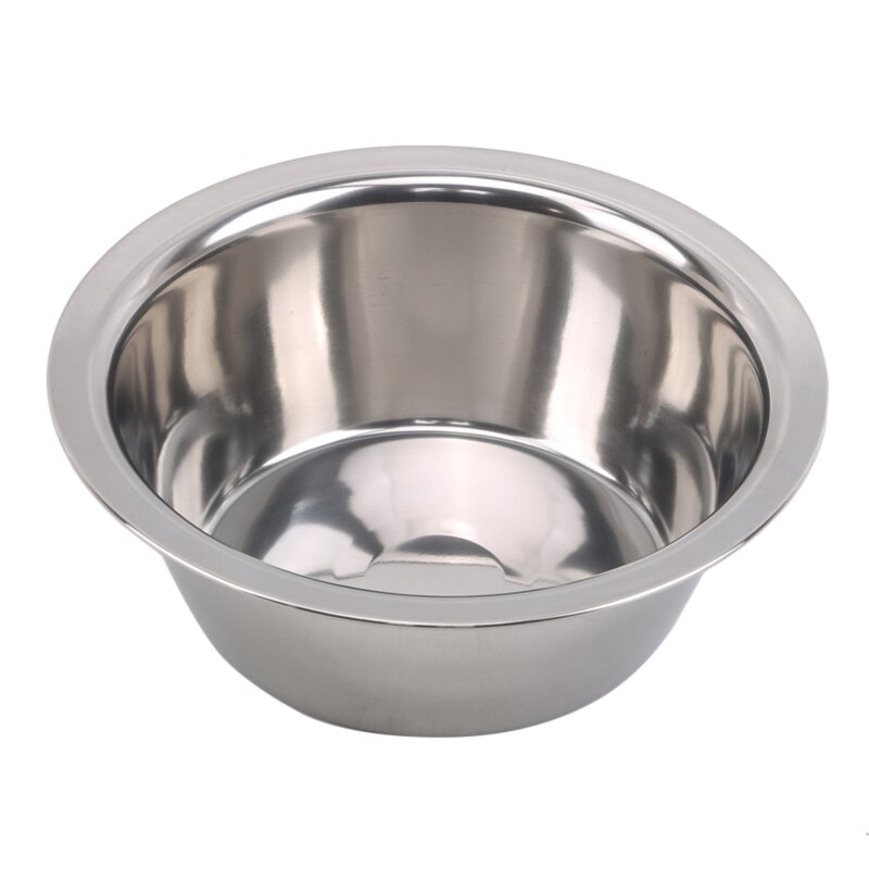 Stainless Steel Double Bowl Dog Cat Feeder Raised Stand Raised Dish Feeding Pet Water
