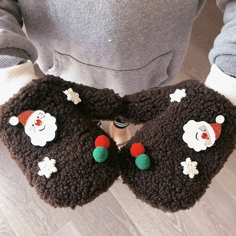 Wecute Christmas Snowflake Kids Warm Gloves for Boy Girl Winnter Versatile Kids Baby Gloves Christmas for Kids: 1