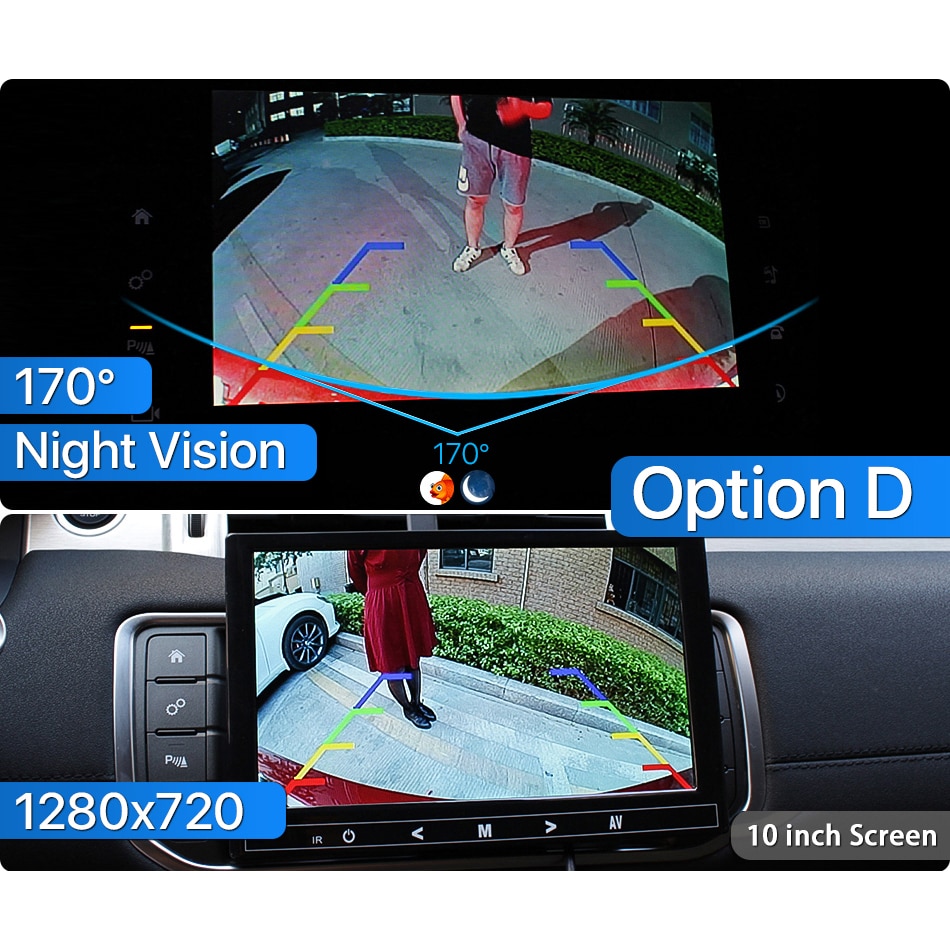 GreenYi 170 Degree 1080P HD AHD Starlight Night Vision Vehicle Rear View Camera For Mercedes Benz W204 W212 W221 S Class Car