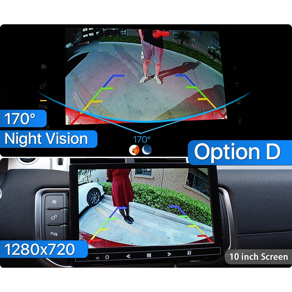 GreenYi – caméra de recul 170 P HD AHD Starlight, 1080 degrés, pour voiture Kia K3 K3S Cerato Forte , Vision nocturne, pour véhicule