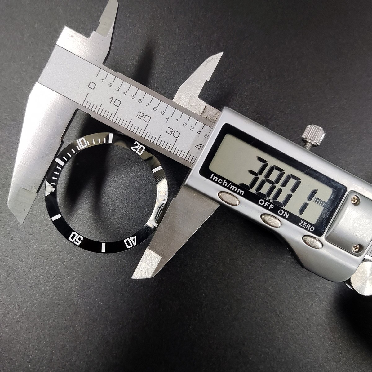 38*30.8mm Sloping Luminous Ceramic Bezel Insert Divers Replacement of watch accessories parts