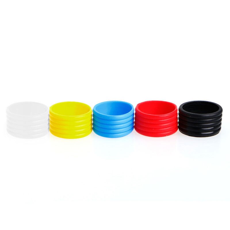 10 Pcs Tennis Racket Handle'S Silicone Ring Tennis Racket Grip Use Various Colors