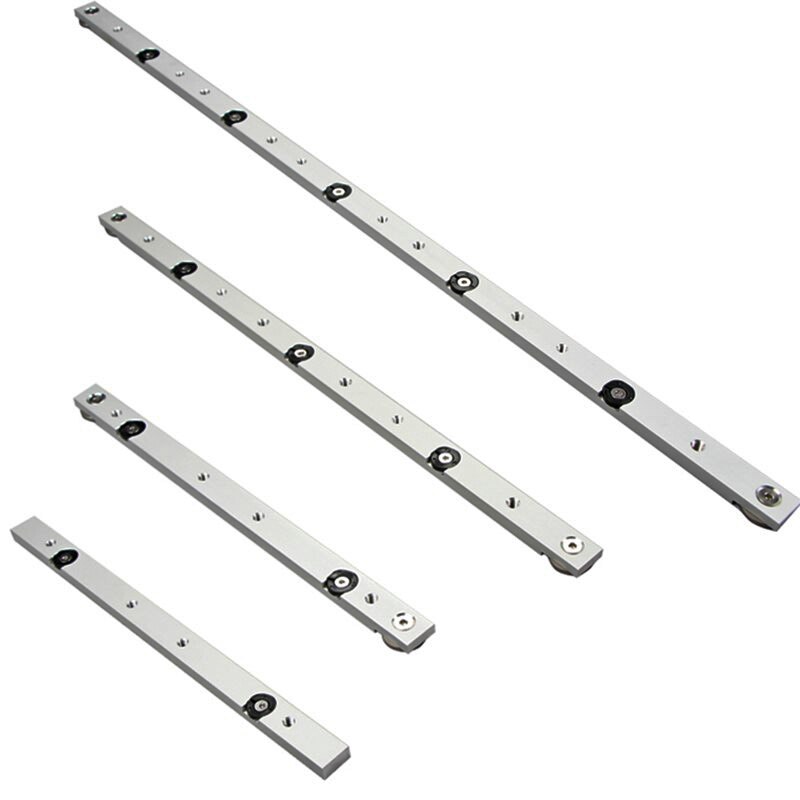 GKTOOLS Aluminium alloy T-tracks Slot Miter Track And Miter Bar Slider Table Saw Miter Gauge Rod Woodworking Tools DIY