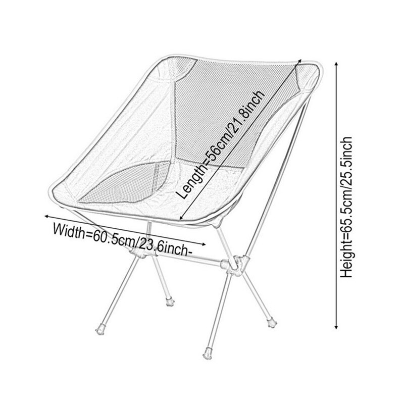 Sillas plegables ligeras y compactas para acampar, silla plegable portátil para exteriores, playa, pesca, senderismo, Picnic, Viajes