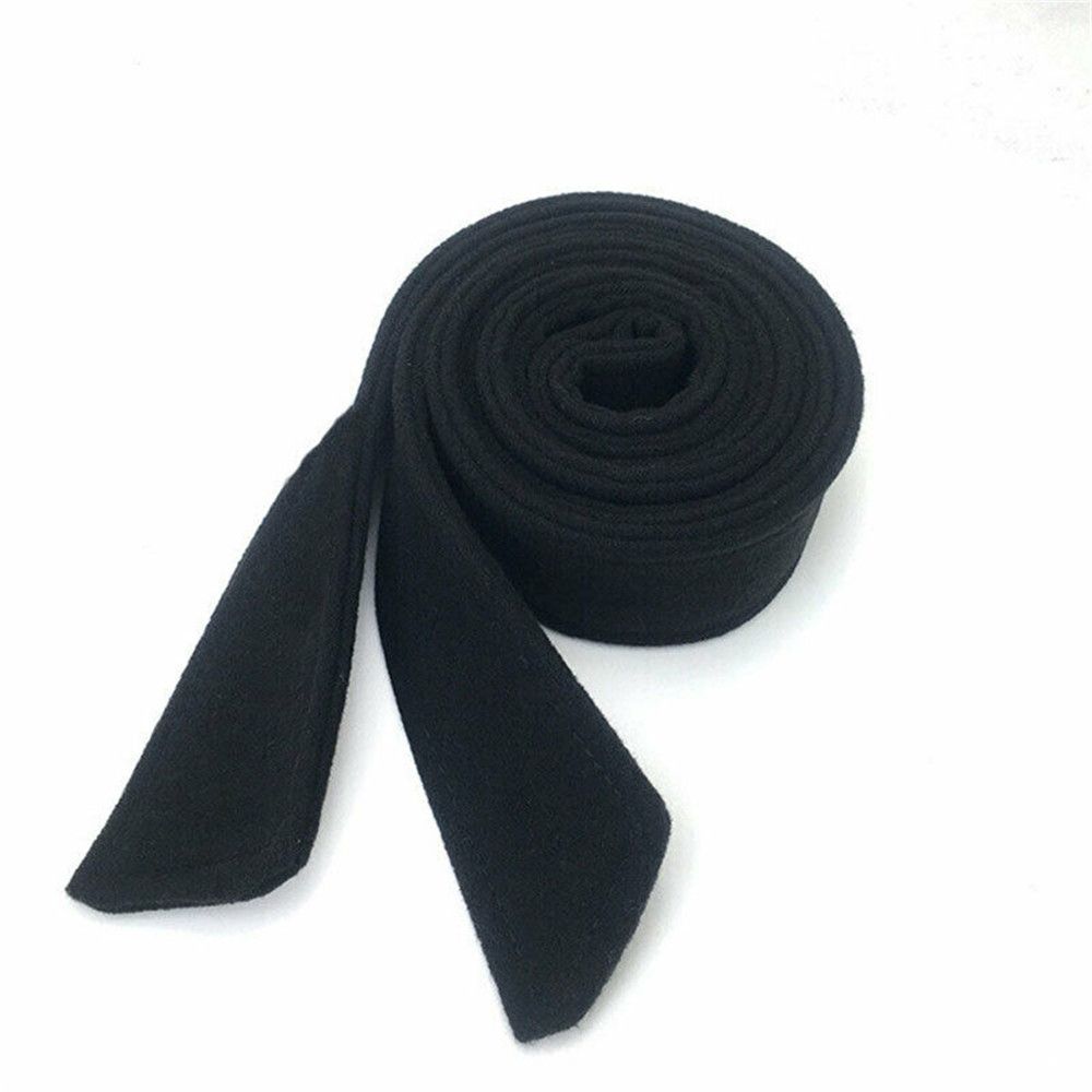 Ylleband kappa skärp överrock jacka tröja unisex slips konstullskärp slips 175cm*5cm: Vit
