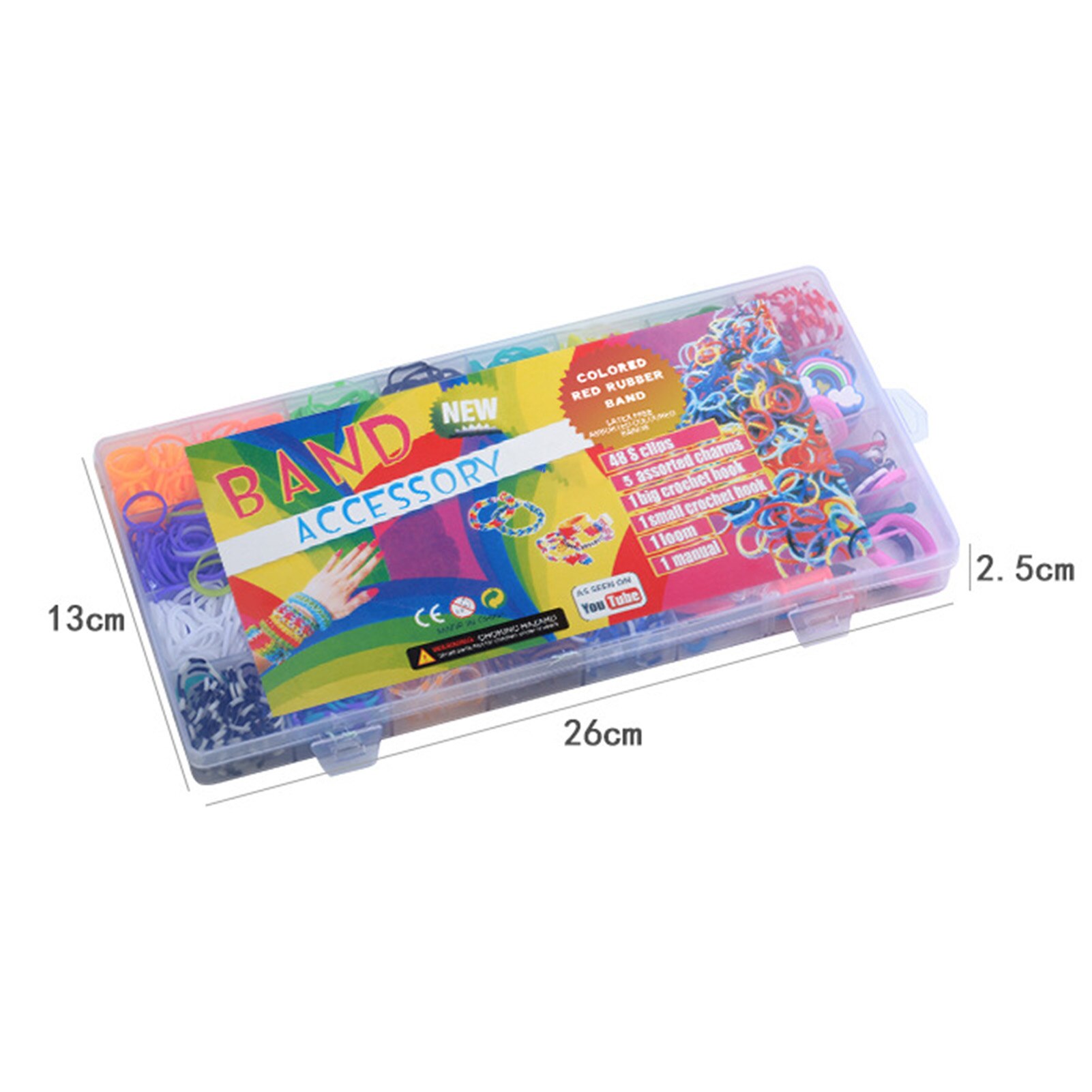 1500 pièces de Bande de Métier À Tisser En Caoutchouc Bricolage Jouets Ensemble Pour Enfants Laçage Bracelets Filles Cheveux Élastiques Recharge Faire Bracelet Tissé BRICOLAGE Kit