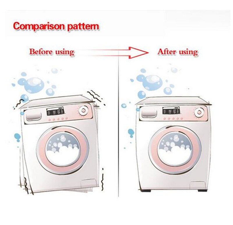 4pcs Washing machine shock pads Non-slip mats Refrigerator Anti-vibration pad