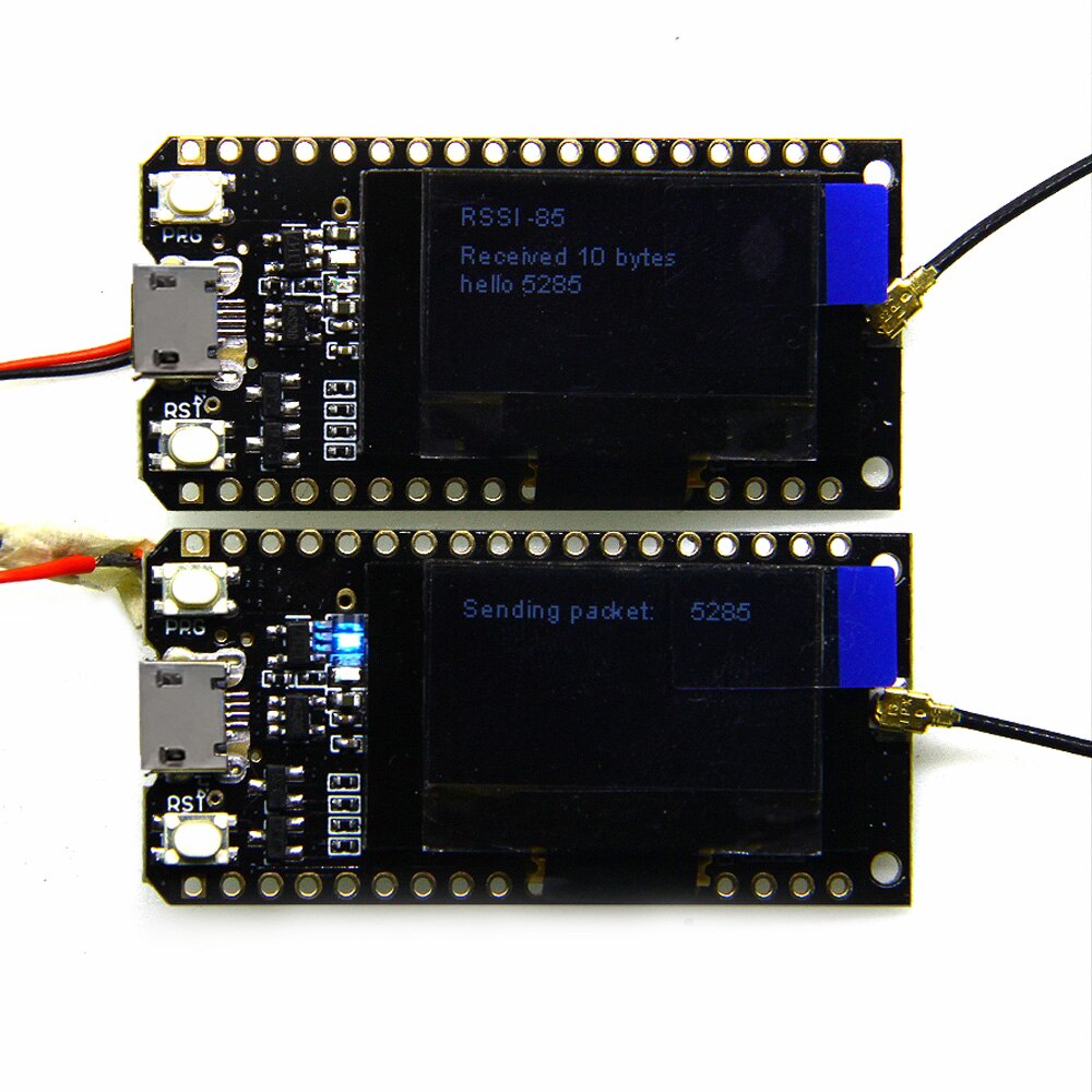 433/470/868/915Mhz ESP32 LoRa OLED 0,96 Zoll Anzeige Bluetooth WIFI ESP-32 Entwicklung Bord modul 1einstellen = 2 stücke