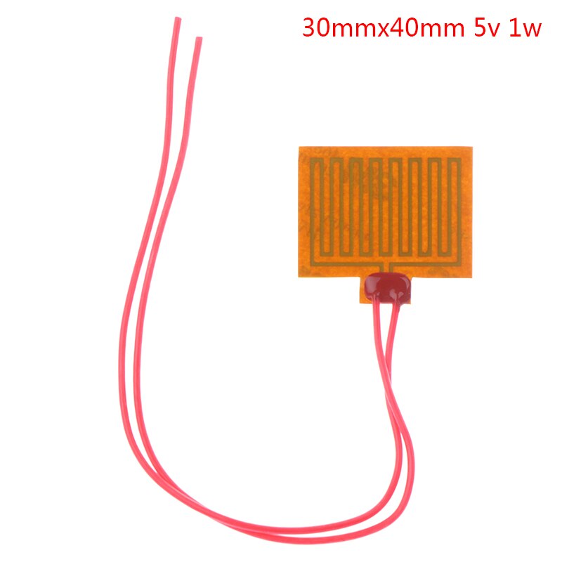 5/12/24V Pi Verwarming Film Plaat Polyimide Elektrische Verwarmde Panel Pad Mat Lijm: 4
