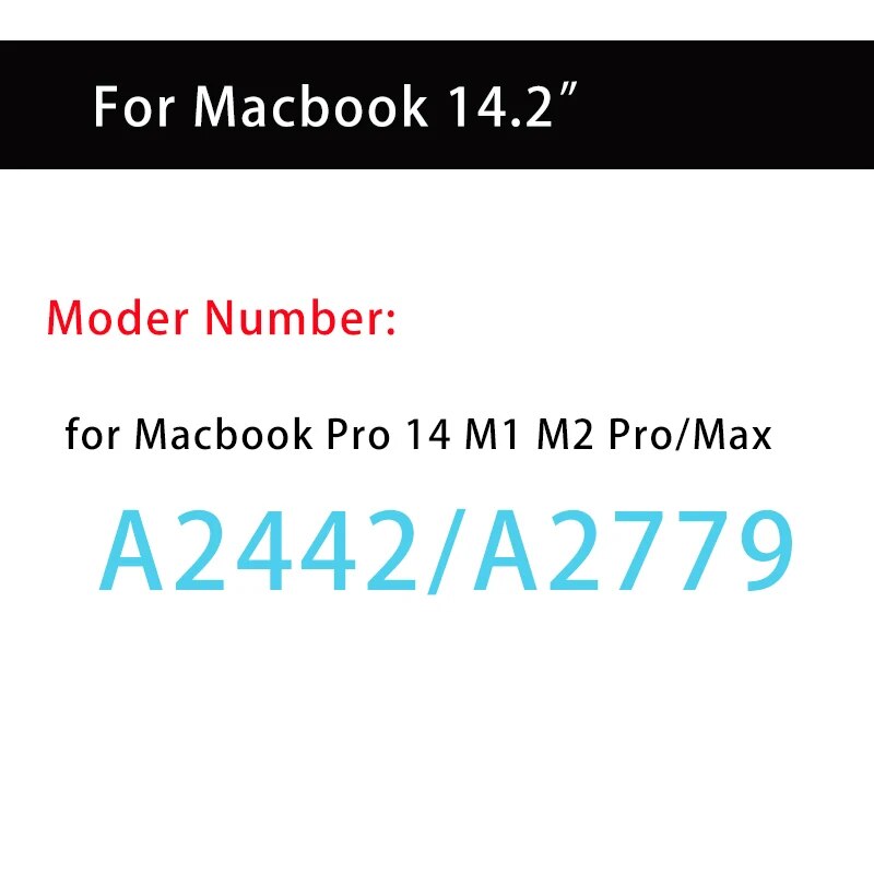 Screenprotector voor MacBook HD Zachte film voor Air 13 Inch M1 M2 Pro 11 13 14 15 16 Inch Heldere Laptop Zachte film: Black