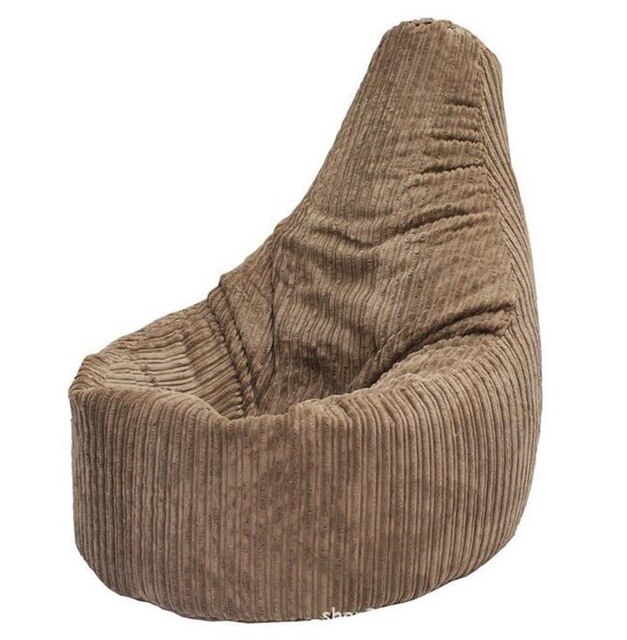 Nova tela interior lazer sofá preguiçoso sofá saco de feijão quarto lazer assento removível e lavável piso tatami sopro: light brown