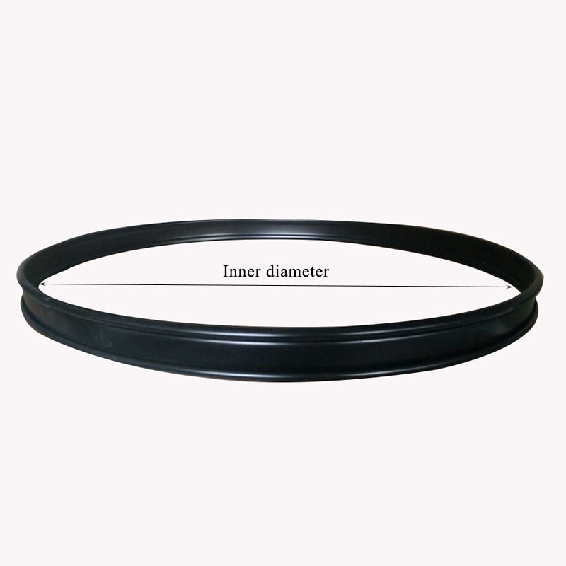 14 16 18 20 22Inch Black Metal Hoepel Bass Drum Hoepel Drum Velg Professionele Grote Hoepel