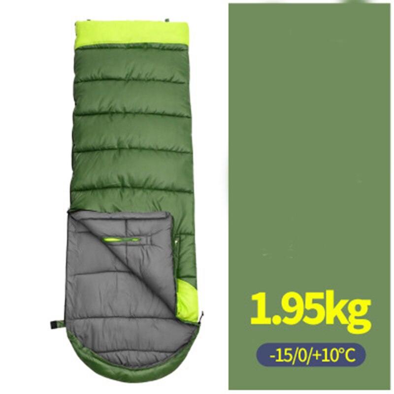 Water-resistant Travel Zipper Sleeping Bag Outdoor Windproof Couple Envelope Backpacking Camping Bag for Outdoor Traveling Hikin: F