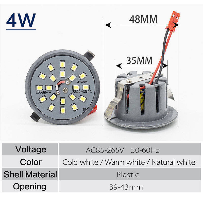 LED Crystal Light Transform Bulb 5W Integrated Light Source 4W LED Corn for Ceiling Chandeliers Retrofit Lamp 220V 110V: Dark Grey / 20w