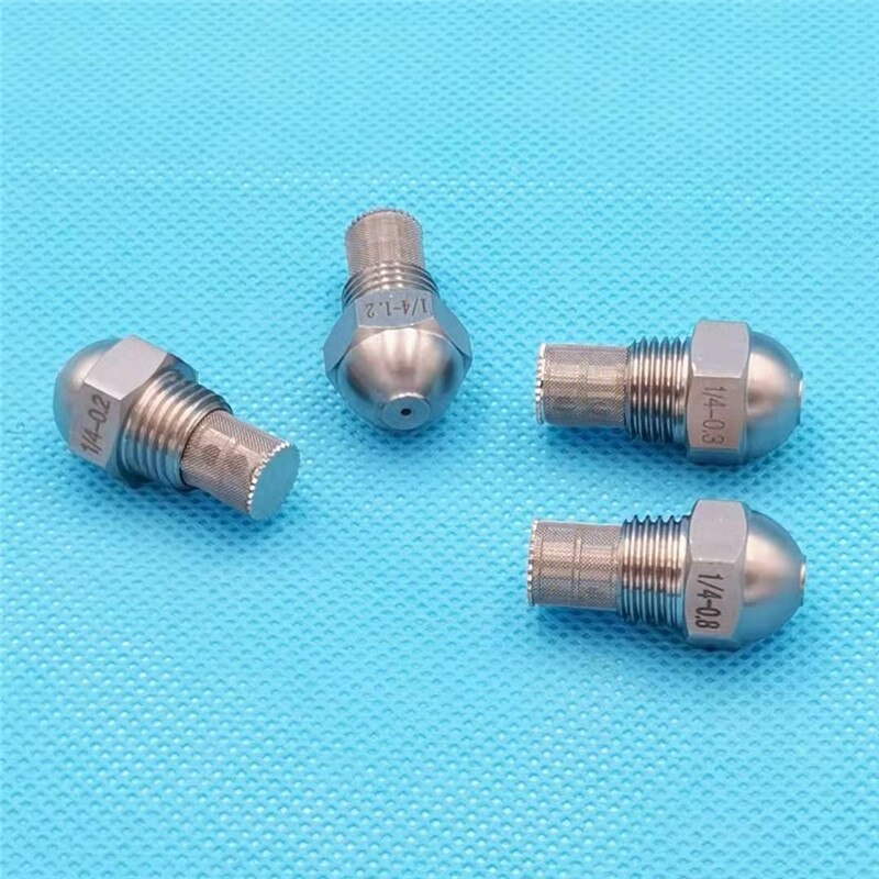 1/4 inch brandstof afval brander olie nozzle, olie verstuiver nozzle, brandstof injector, boiler olie nozzle, lage druk fijne mist verneveling nozzle