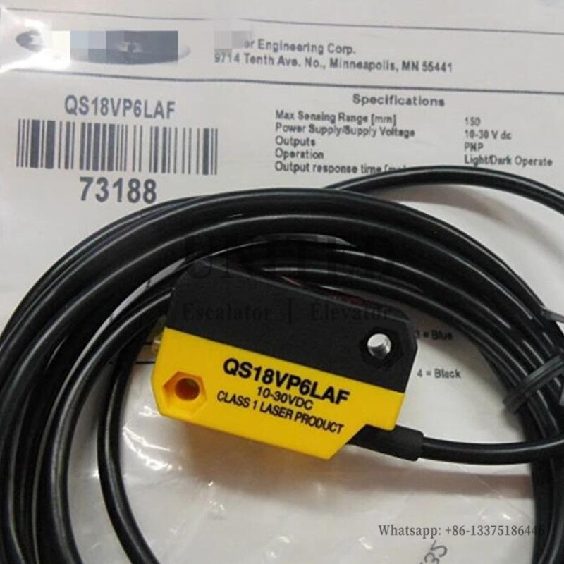 Escalator Step Missing Sensor QS18VP6LAF