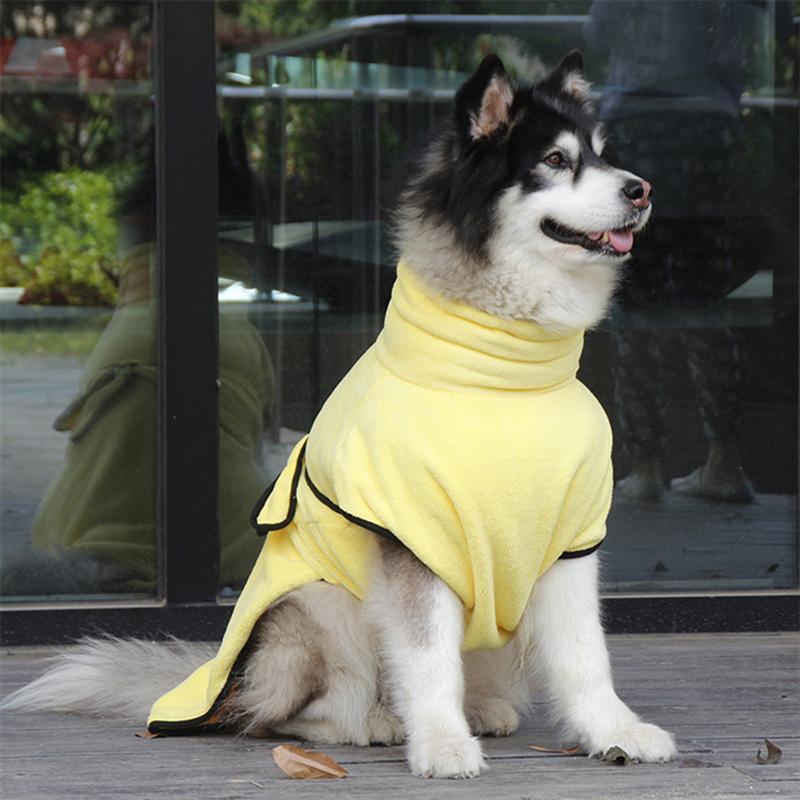 1pc kjæledyr hurtigtørkende vannabsorberende badehåndkle mykt og behagelig tørkehåndkle hund katt korall fleece håndklær