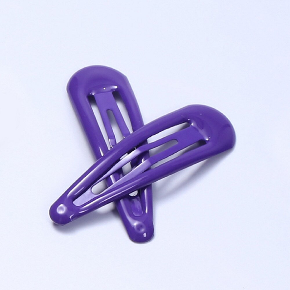 Barrettes à cheveux pour enfants, épingles colorées, couleur bonbon, 1 pièce, accessoires: Purple