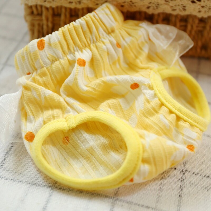 Pet Physiological Pants Diaper Sanitary Reusable Female Dog Shorts Panties Menstruation Underwear Briefs Lovely Dog Pants