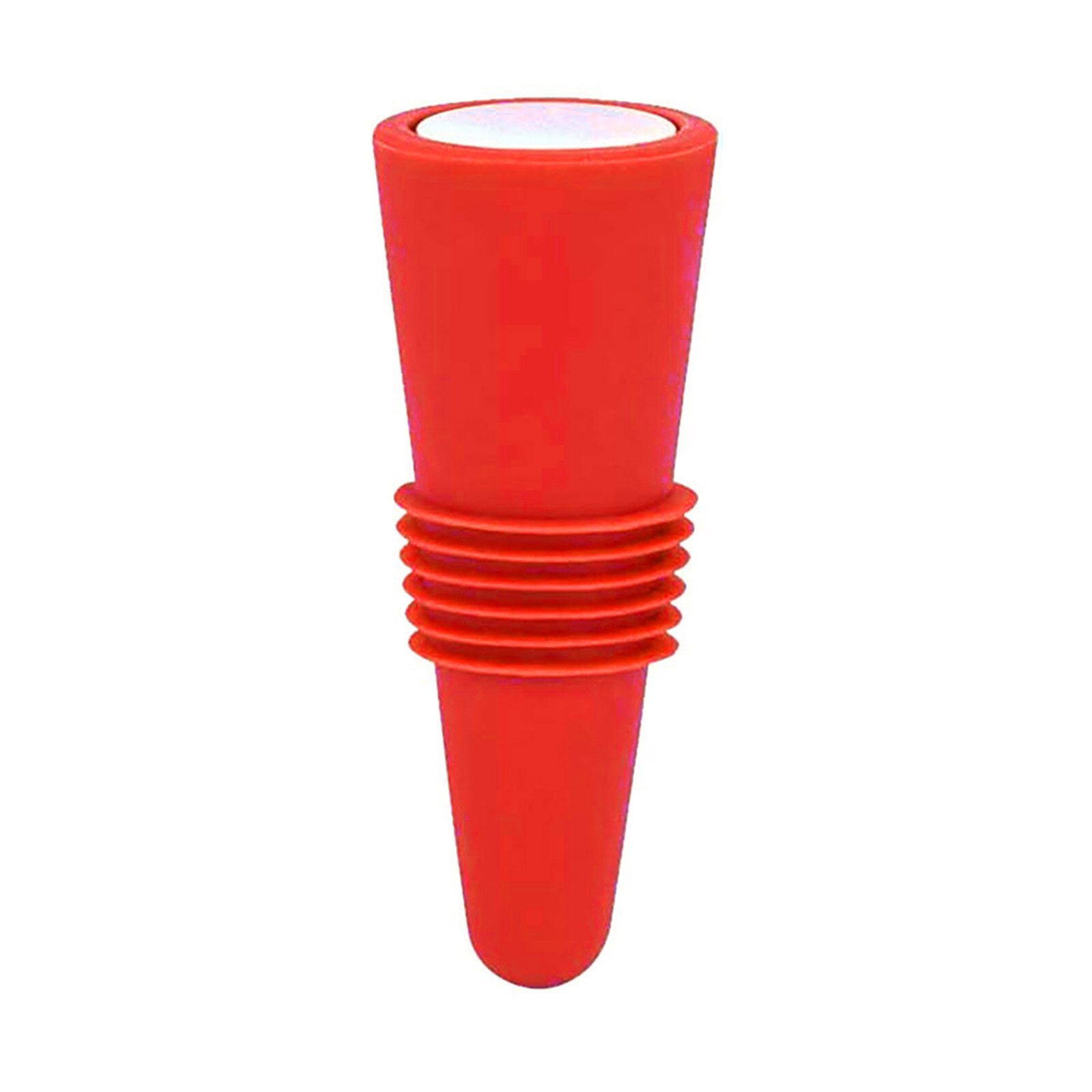 6 Colors Silicone Wine Bottle Cap Leak Proof Champagne Wine Bottles Stoppers Candy Color Reusable Family Bar Supplies: D