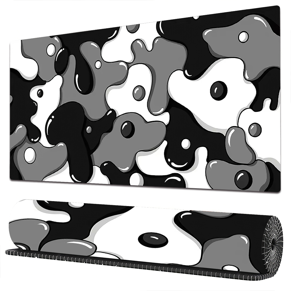 PC gamer Mouse Pad Gaming Accessories Large Sense of technology gaming mats Desk Mat Keyboard expansion pads Rubber anti-slip: 90x45 cm / Orange